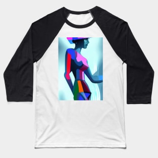 Cubism picture woman Baseball T-Shirt